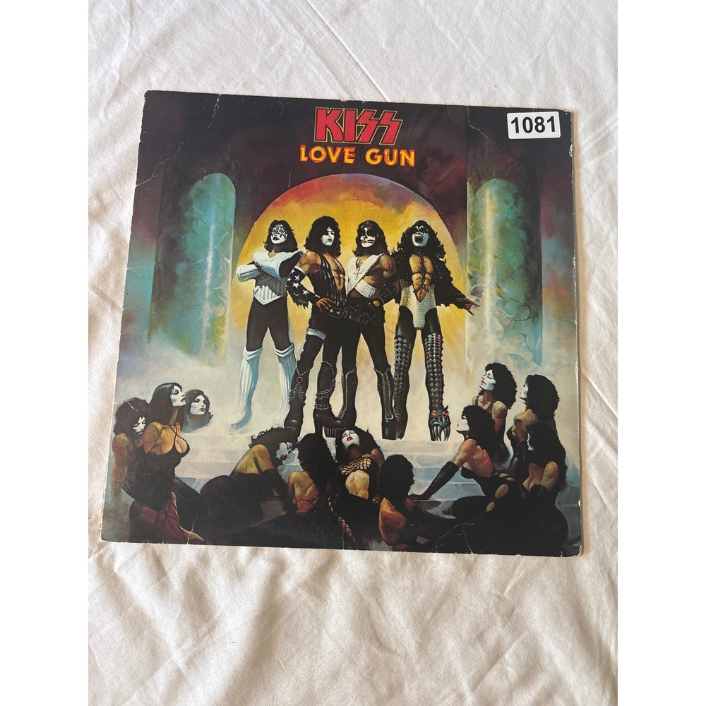 KISS Love Gun Vinyl Record LP 12" Black Casablanca NBLP 7057 Hard Rock